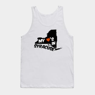 My heart's in Syracuse New York Souvenir Gift Tank Top